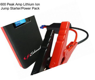 600 Peak Amp Lithium Ion Jump Starter/Power Pack