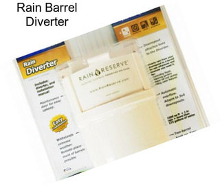 Rain Barrel Diverter