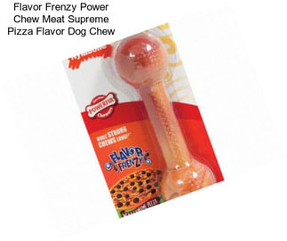 Flavor Frenzy Power Chew Meat Supreme Pizza Flavor Dog Chew