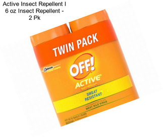 Active Insect Repellent I 6 oz Insect Repellent - 2 Pk