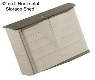 32 cu ft Horizontal Storage Shed