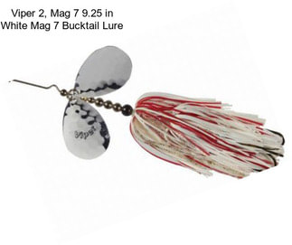 Viper 2, Mag 7 9.25 in White Mag 7 Bucktail Lure