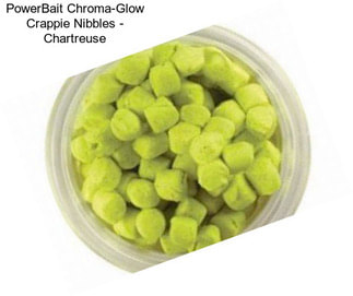 PowerBait Chroma-Glow Crappie Nibbles - Chartreuse