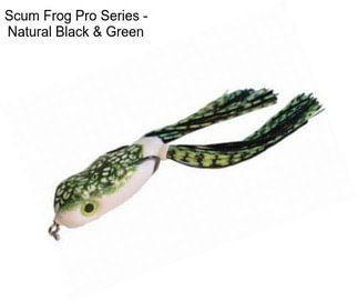 Scum Frog Pro Series - Natural Black & Green