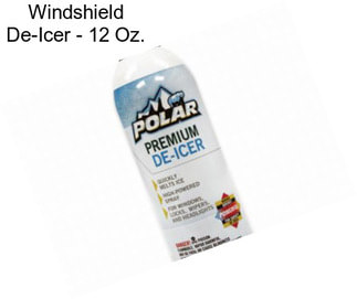 Windshield De-Icer - 12 Oz.