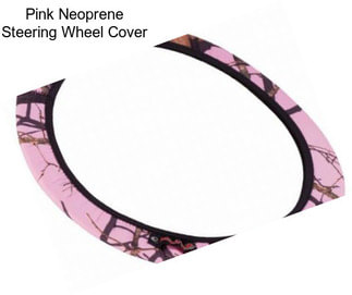 Pink Neoprene Steering Wheel Cover