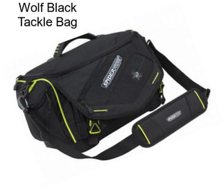 Wolf Black Tackle Bag