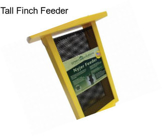 Tall Finch Feeder