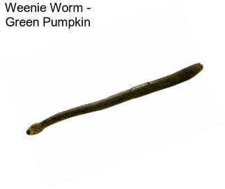 Weenie Worm - Green Pumpkin