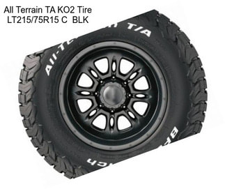 All Terrain TA KO2 Tire LT215/75R15 C  BLK