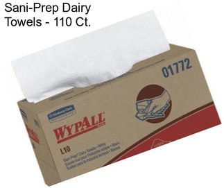 Sani-Prep Dairy Towels - 110 Ct.