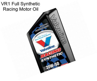 VR1 Full Synthetic Racing Motor Oil