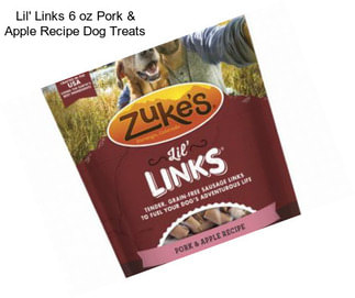 Lil\' Links 6 oz Pork & Apple Recipe Dog Treats