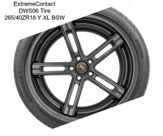 ExtremeContact DWS06 Tire 265/40ZR18 Y XL BSW