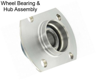 Wheel Bearing & Hub Assembly