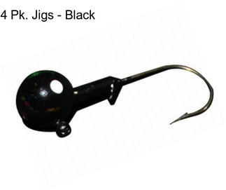 4 Pk. Jigs - Black