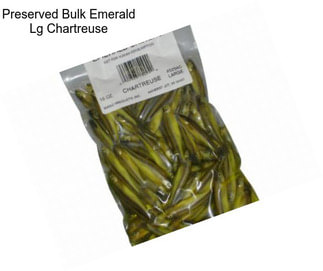 Preserved Bulk Emerald Lg Chartreuse