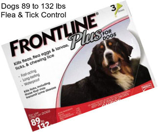 Dogs 89 to 132 lbs Flea & Tick Control