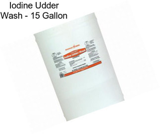 Iodine Udder Wash - 15 Gallon