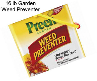16 lb Garden Weed Preventer