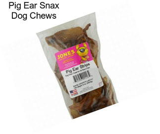 Pig Ear Snax Dog Chews