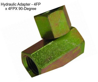 Hydraulic Adapter - 4FP x 4FPX 90-Degree