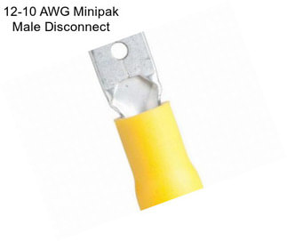 12-10 AWG Minipak Male Disconnect