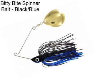 Bitty Bite Spinner Bait - Black/Blue