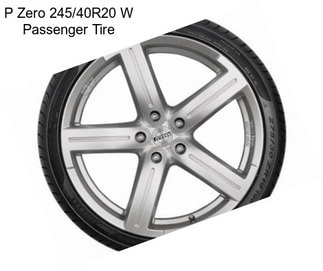 P Zero 245/40R20 W Passenger Tire