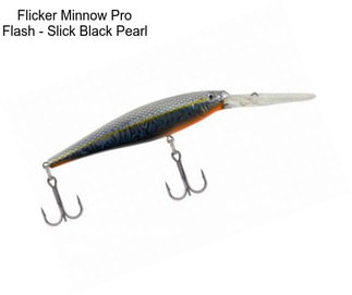 Flicker Minnow Pro Flash - Slick Black Pearl