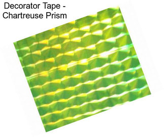 Decorator Tape - Chartreuse Prism