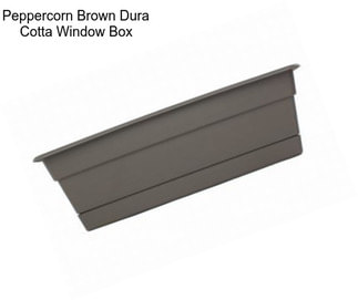 Peppercorn Brown Dura Cotta Window Box
