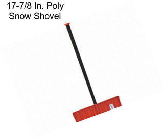 17-7/8 In. Poly Snow Shovel