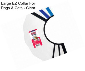 Large EZ Collar For Dogs & Cats - Clear