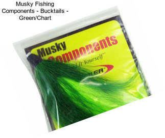 Musky Fishing Components - Bucktails - Green/Chart