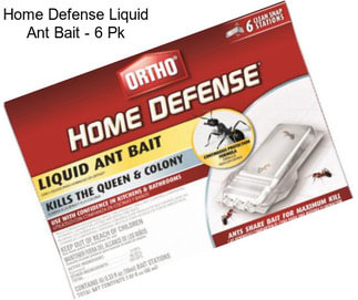 Home Defense Liquid Ant Bait - 6 Pk
