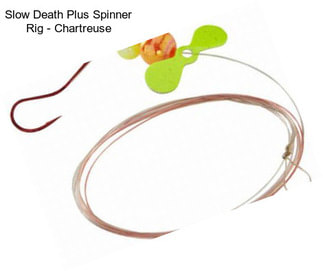 Slow Death Plus Spinner Rig - Chartreuse