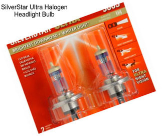 SilverStar Ultra Halogen Headlight Bulb