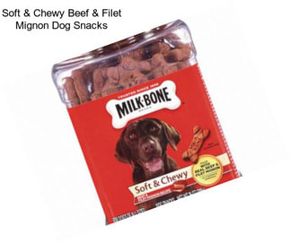Soft & Chewy Beef & Filet Mignon Dog Snacks