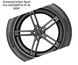 ExtremeContact Sport Tire 225/50ZR16 W SL BSW