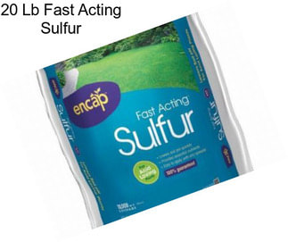 20 Lb Fast Acting Sulfur