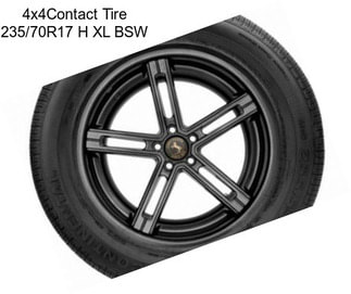 4x4Contact Tire 235/70R17 H XL BSW