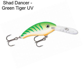 Shad Dancer - Green Tiger UV