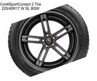 ContiSportContact 2 Tire 225/45R17 W SL BSW