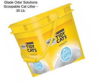 Glade Odor Solutions Scoopable Cat Litter - 35 Lb.