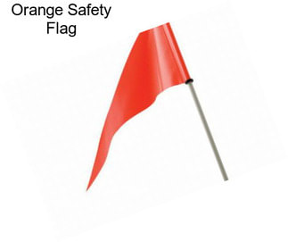 Orange Safety Flag