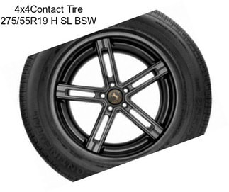 4x4Contact Tire 275/55R19 H SL BSW