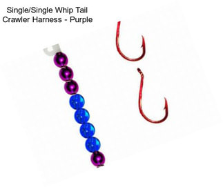 Single/Single Whip Tail Crawler Harness - Purple