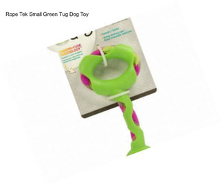 Rope Tek Small Green Tug Dog Toy