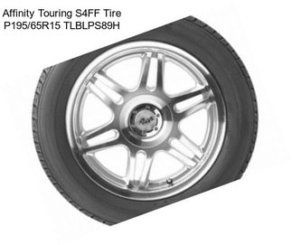 Affinity Touring S4FF Tire P195/65R15 TLBLPS89H